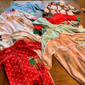 Girls 12 months Pajama bundle